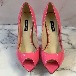 Nine West Pink Stiletto Heels Size 6.5